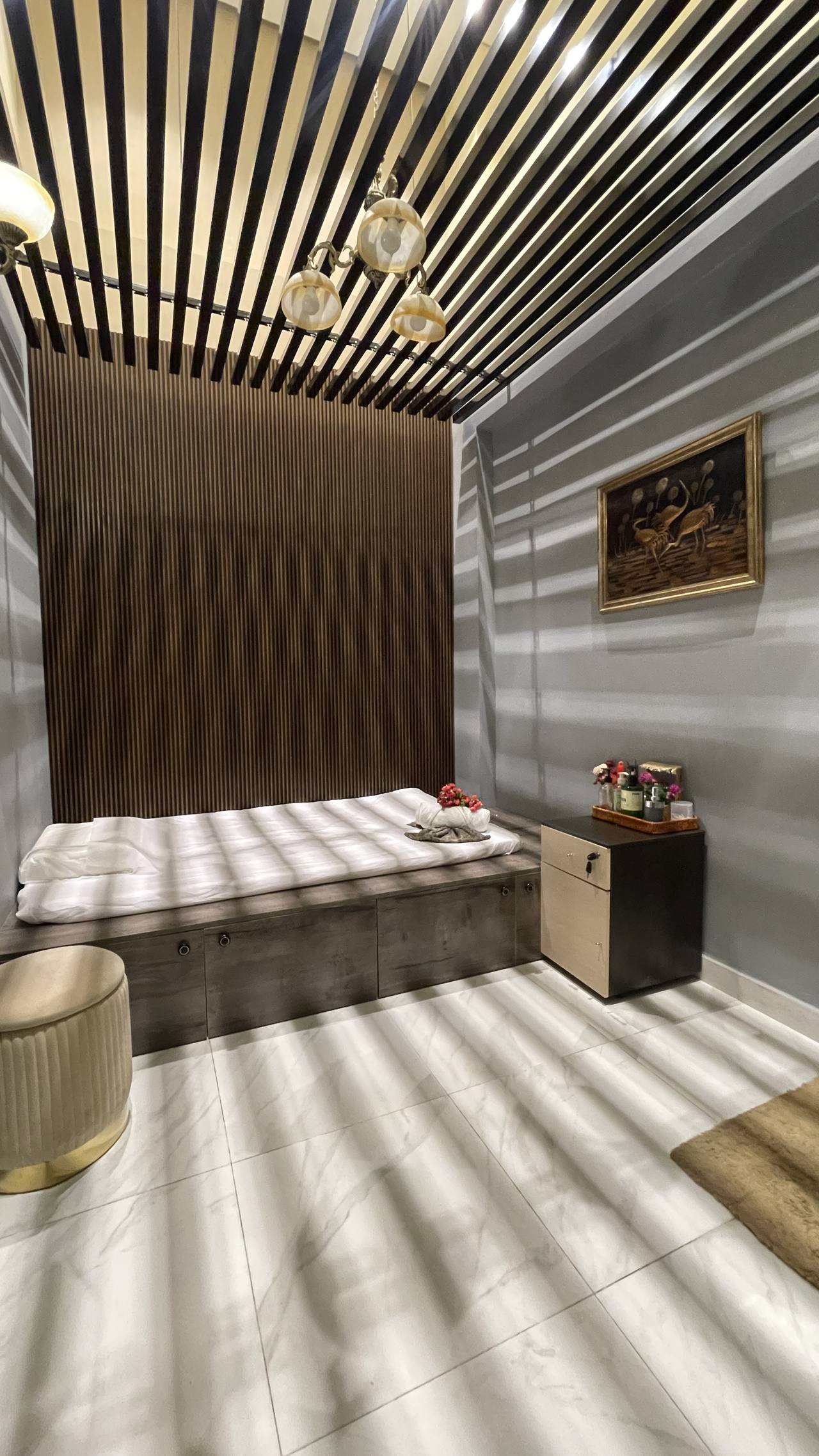 Signature artwork inside Wifi Spa